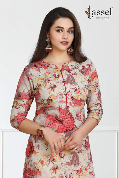 Cherry Red Kurti