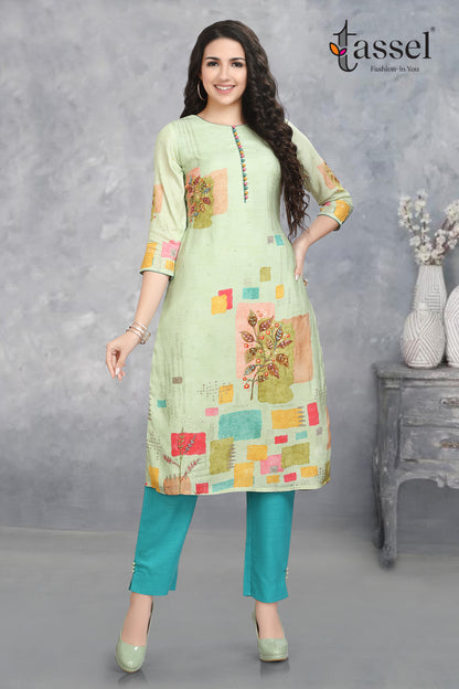 Leaf Green Kurta Pant