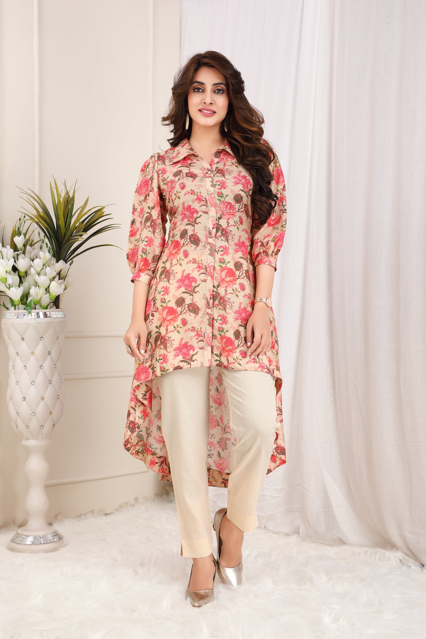 Floral Fusion Kurta Pant