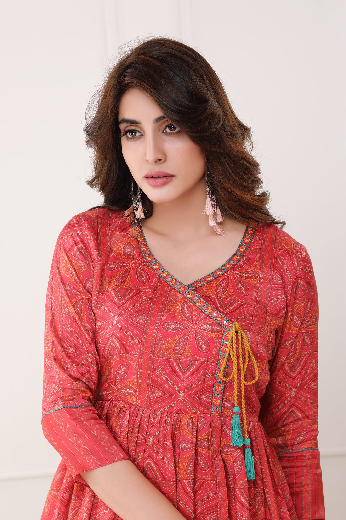 Bandhani Angrakha Tunic